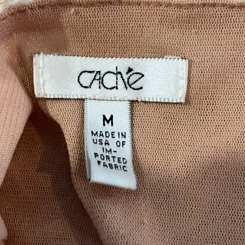 Cache Vintage Cream & White Lace Marilyn Monroe Inspired Halter Top - Picture 8 of 8